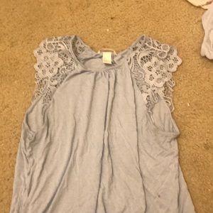 Blue sleeve top bundle (3)